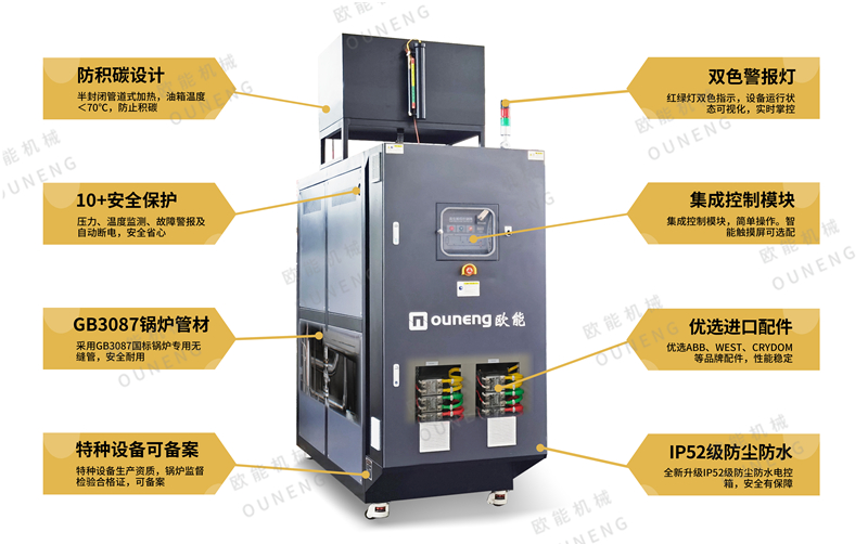 加熱瀝青選用電加熱導(dǎo)熱油爐設(shè)備，省心！